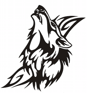 wolf tattoo freetattoodesigns.org